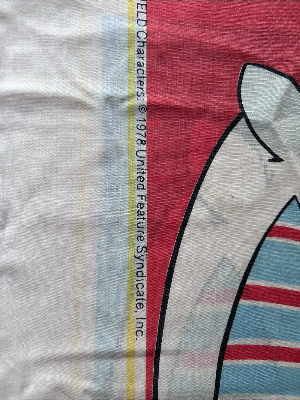 Garfield Vintage 1978 Queen size double sided Pillowcase - Picture 7 of 15